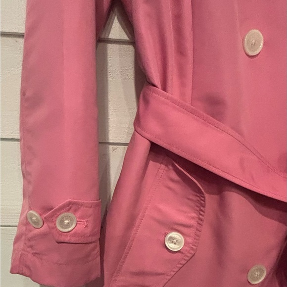 Ralph Lauren Pink Trench Coat Classic Tailored Design size 1X - Picture 5 of 16
